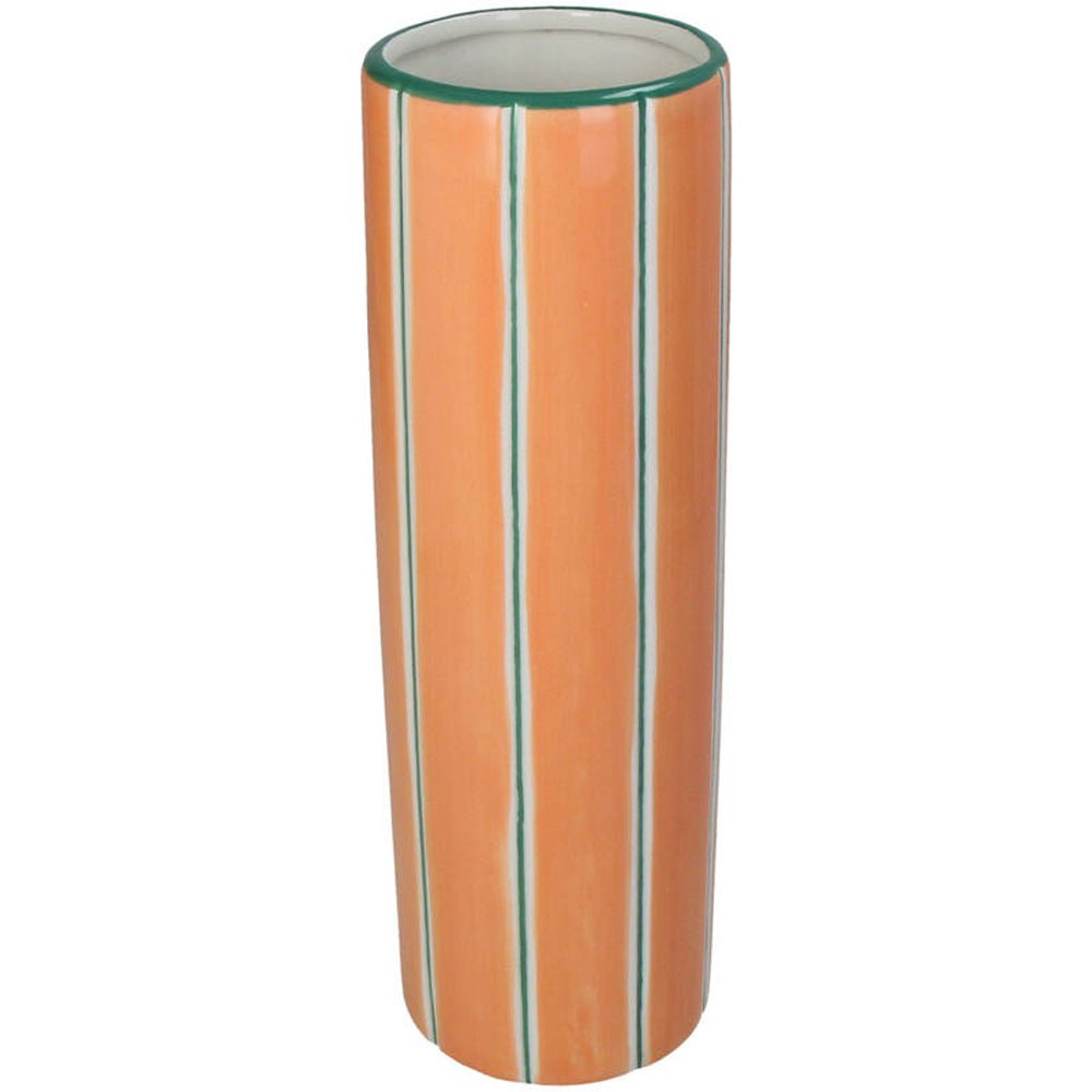 Kersten Vase STRIPES orange | Ø9x28cm - Sir Henrys