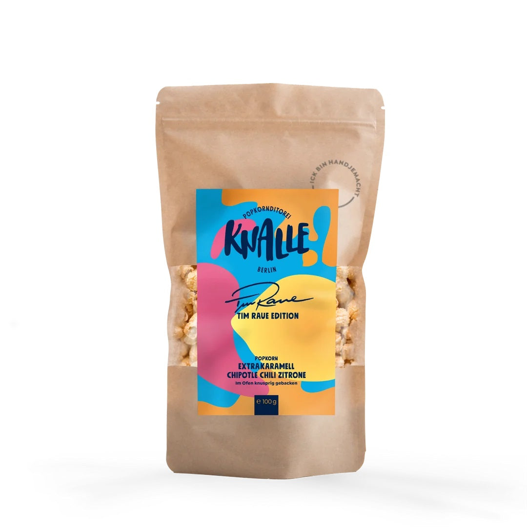 Knalle Popkorn Extrakaramell Chipotle Chili Zitrone 100g (Tim Raue)