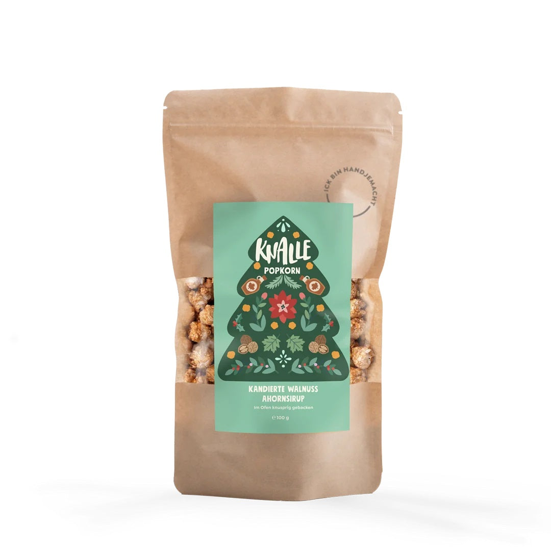 Knalle Popkorn WINTER EDITION WALNUSS AHORNSIRUP | 100g