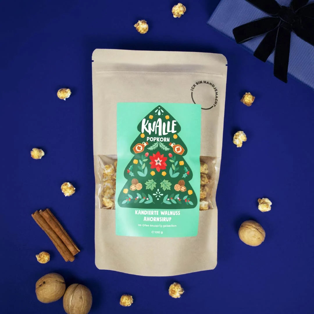 Knalle Popkorn WINTER EDITION WALNUSS AHORNSIRUP | 100g