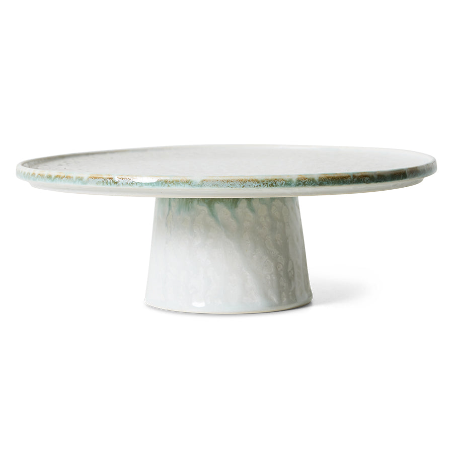 HKliving Tortenplatte SMUDGE M 70´s bunt | Ø26x9,5cm