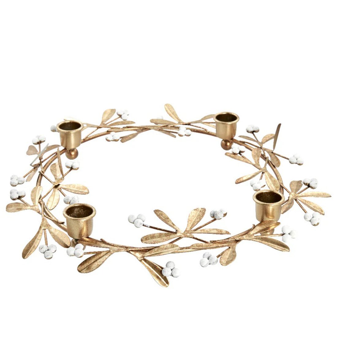 Lene Bjerre Adventskranz MISSIA Eisen gold | Ø 33cm - Sir Henrys
