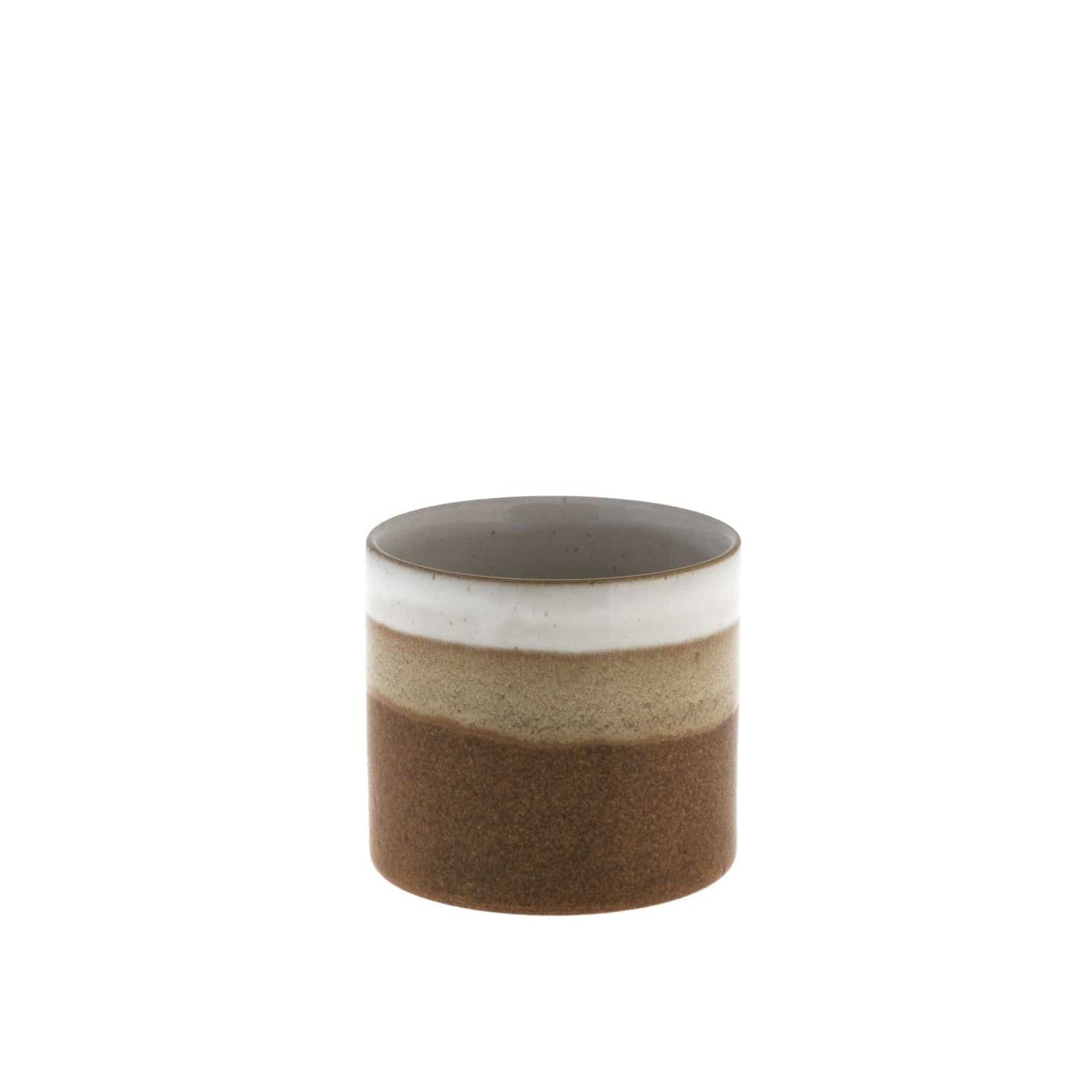 Storefactory Teelichthalter LJUNGARUM braun glänzend | Ø 10x9 cm