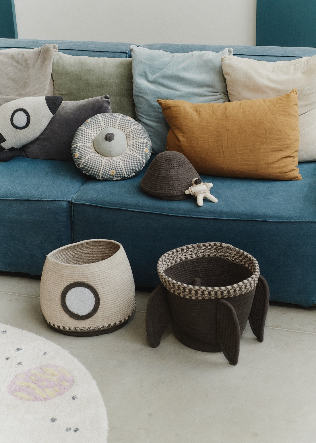 Lorena Canals Basket GIANT ROCKET | 43x68cm - Sir Henrys