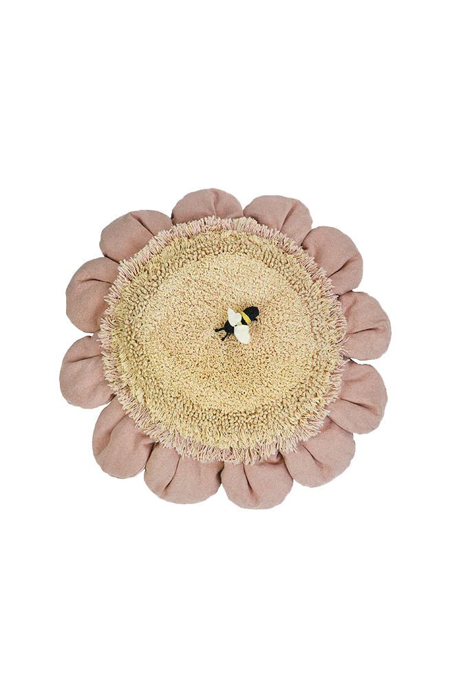 Lorena Canals Bodenkissen PINK DAISY | 70x70cm - Sir Henrys