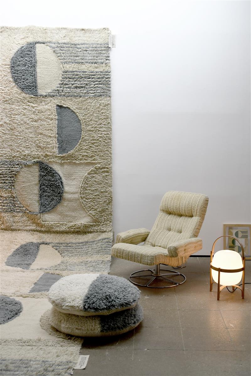 Lorena Canals Bodenpolster Sonnenstrahlen | 70x70cm - Sir Henrys