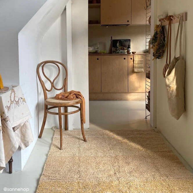 Lorena Canals drehbarer waschbarer Teppich TWIN bernstein | 240x170cm - Sir Henrys