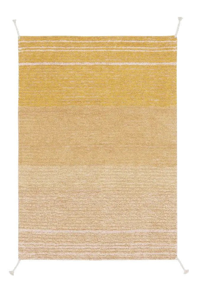 Lorena Canals drehbarer waschbarer Teppich TWIN bernstein | 240x170cm - Sir Henrys