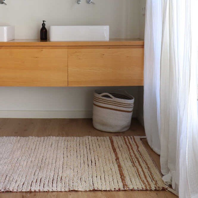 Lorena Canals drehbarer waschbarer Teppich TWIN karamell | 240x170cm - Sir Henrys