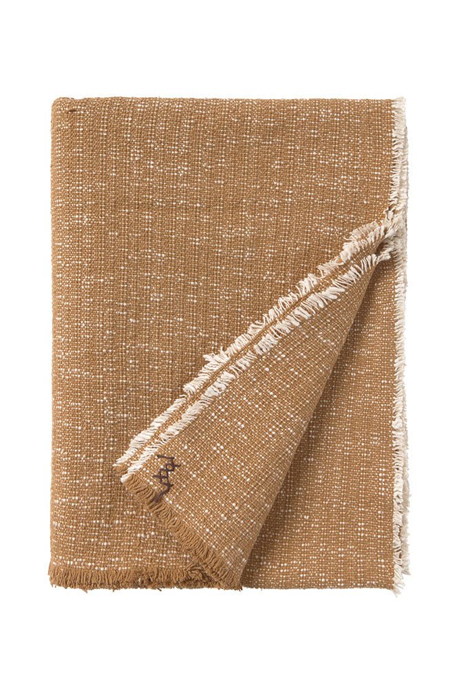 Lorena Canals Handgewebte Decke PLAID ochre | 180x130cm - Sir Henrys