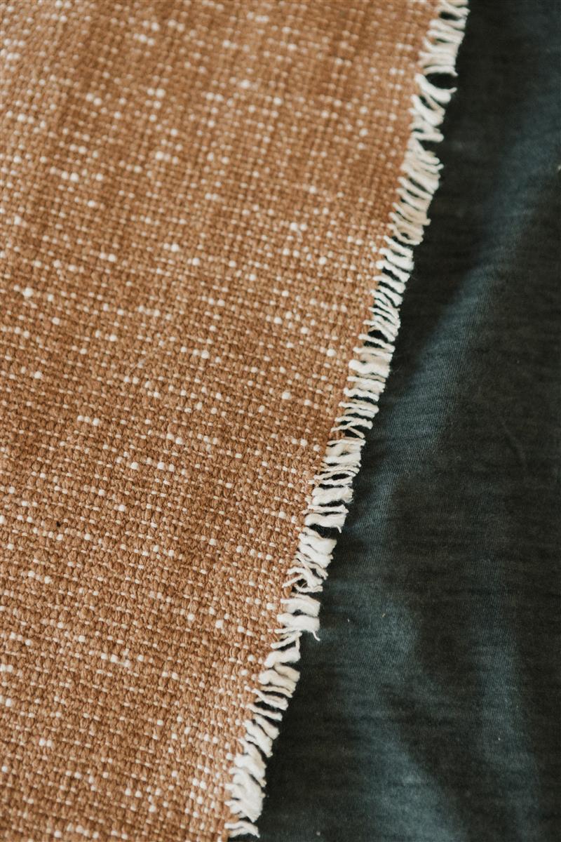 Lorena Canals Handgewebte Decke PLAID ochre | 180x130cm - Sir Henrys