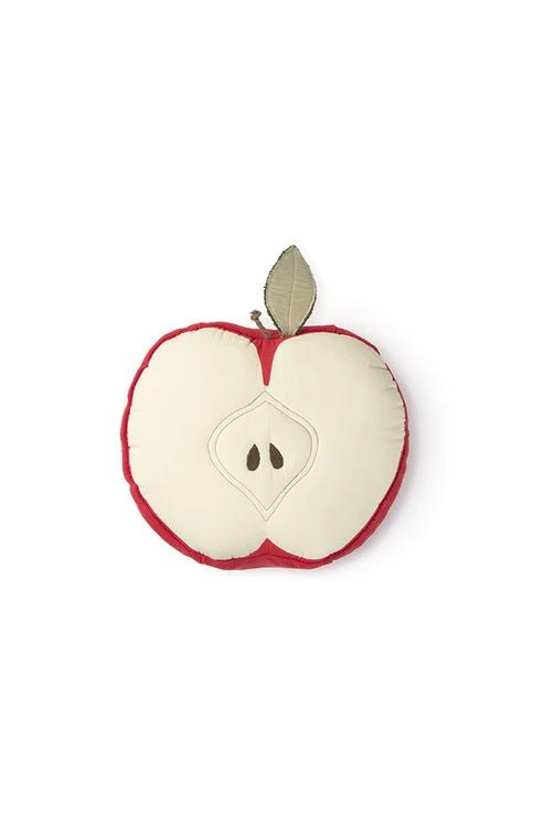 Lorena Canals Kissenapfel natur rot | 30x30cm - Sir Henrys