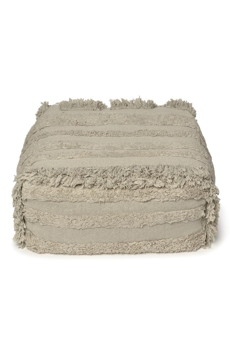 Lorena Canals Pouf AIR olive | 50x50cm - Sir Henrys