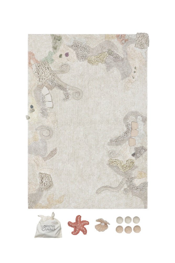 Lorena Canals waschbarer Spielteppich SEABED | 140x200cm - Sir Henrys