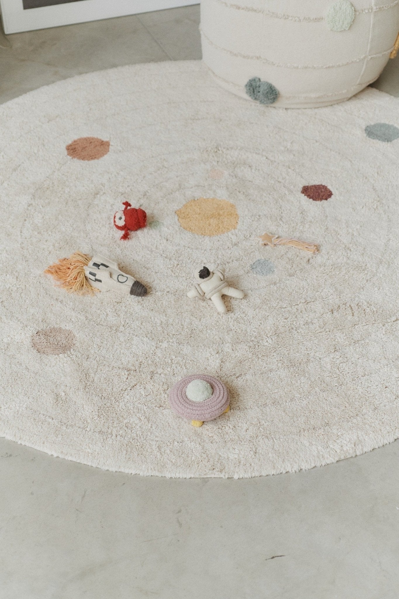 Lorena Canals waschbarer Spielteppich SOLAR SYSTEM | 150x150cm - Sir Henrys