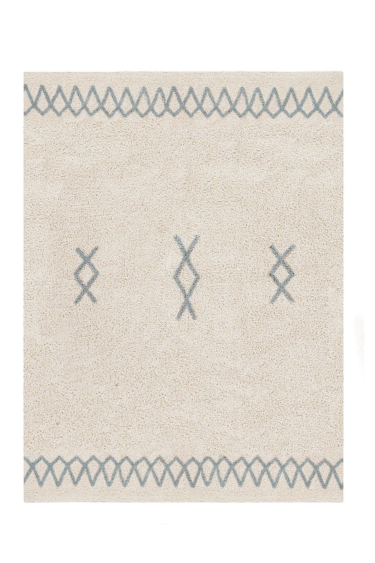 Lorena Canals waschbarer Teppich ATLAS NATURAL - vintage blau | 240x170cm - Sir Henrys