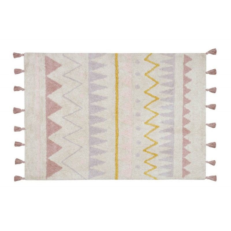 Lorena Canals waschbarer Teppich AZTECA mehrfarbig | 160x120cm | 160x120x0cm - Sir Henrys