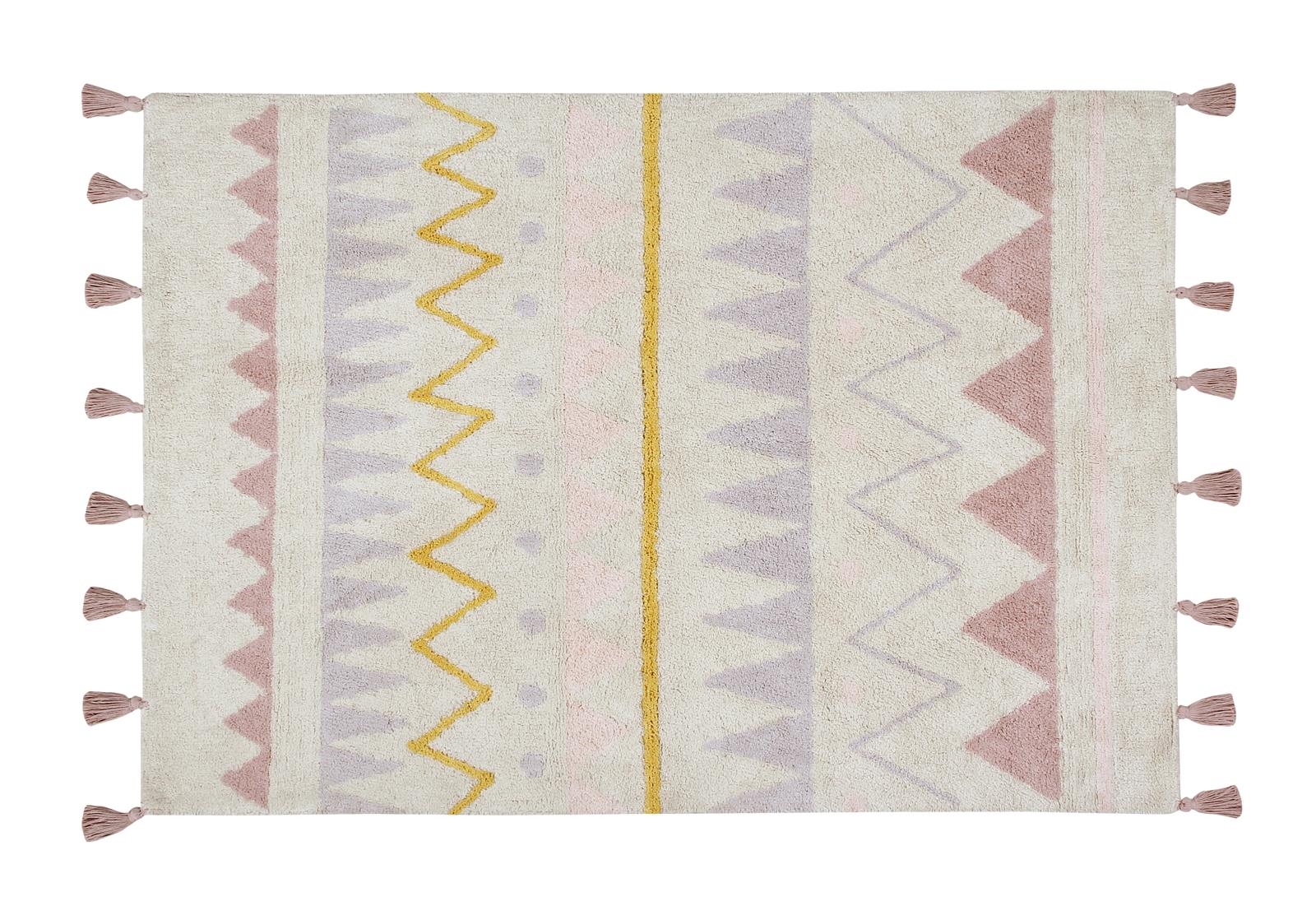 Lorena Canals waschbarer Teppich AZTECA vintage nude | 200x140cm - Sir Henrys