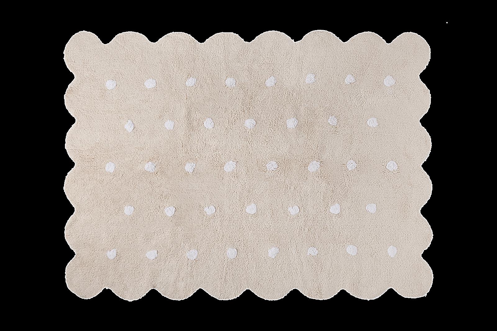 Lorena Canals waschbarer Teppich BISCUIT beige | 160x120 cm - Sir Henrys