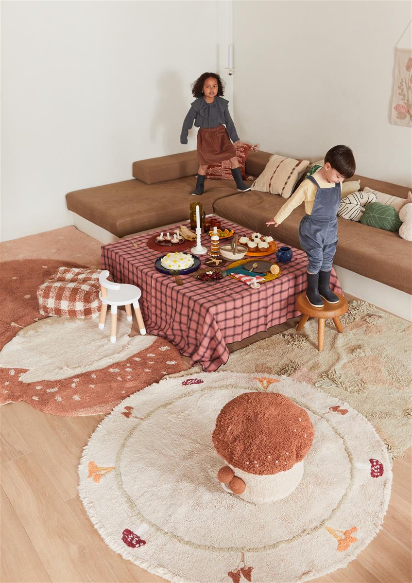 Lorena Canals waschbarer Teppich CHANTERELLE | 140x140cm - Sir Henrys