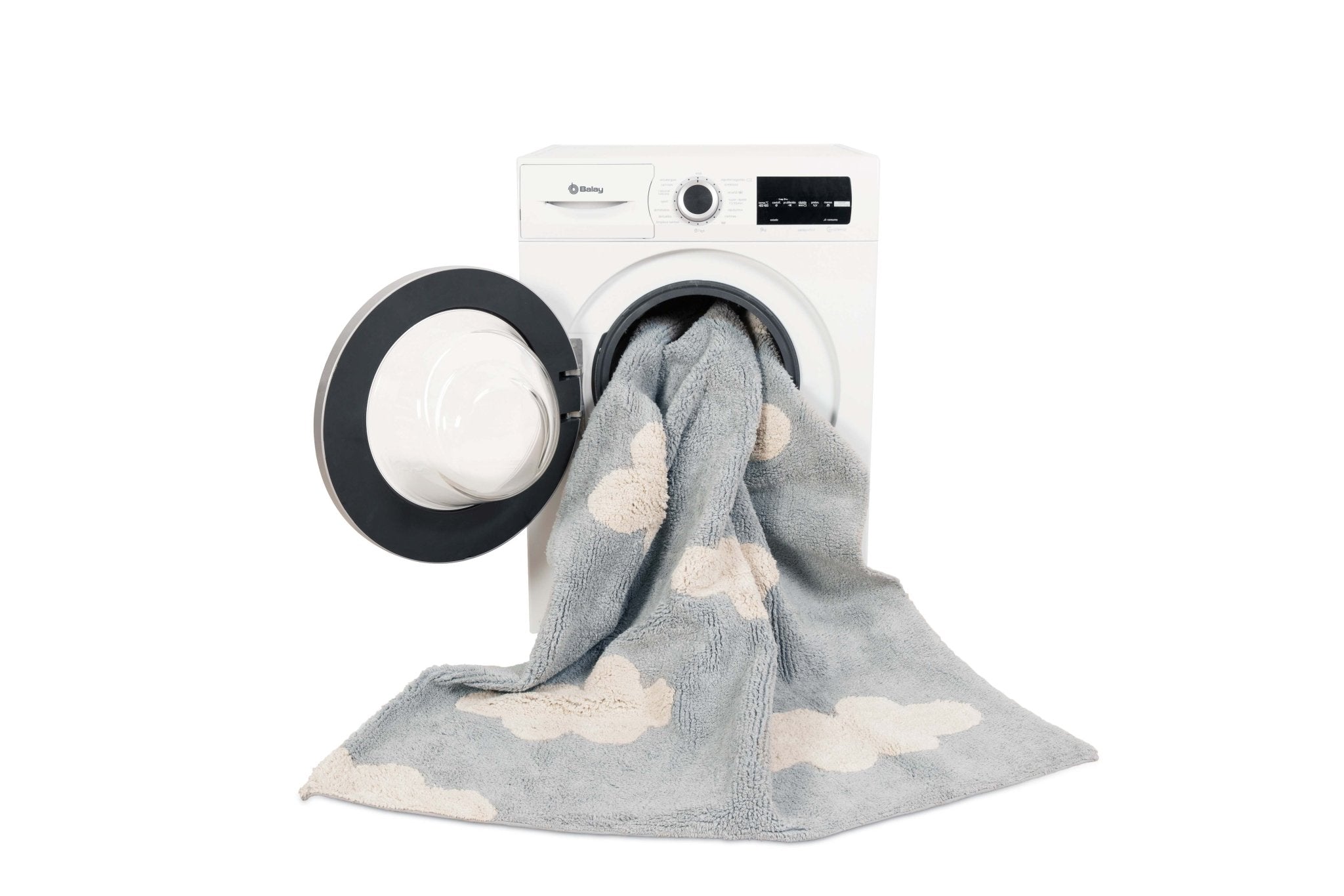 Lorena Canals waschbarer Teppich CLOUDS grau | 160x120cm - Sir Henrys