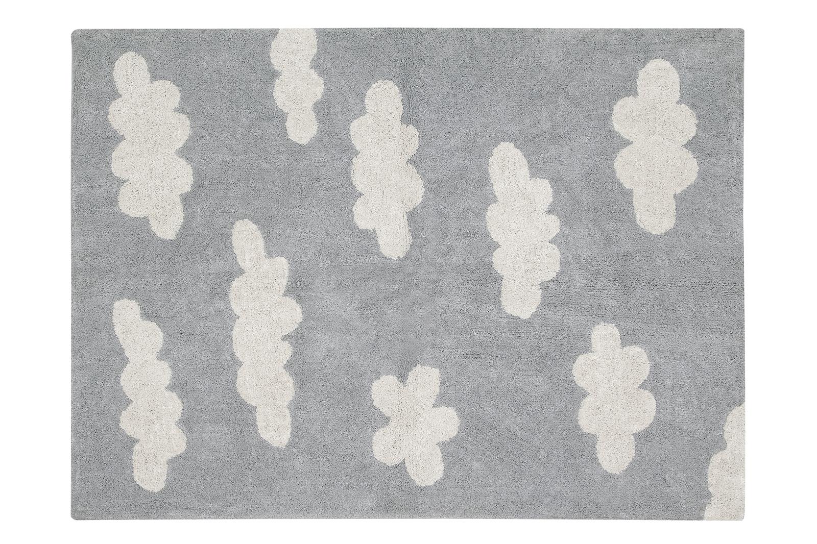 Lorena Canals waschbarer Teppich CLOUDS grau | 160x120cm - Sir Henrys