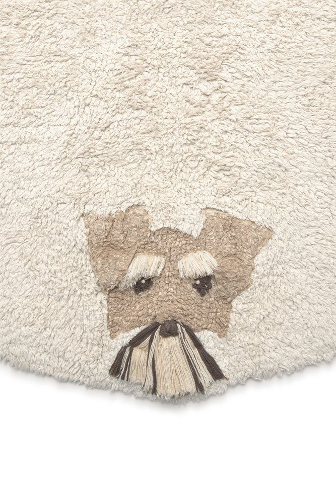 Lorena Canals Waschbarer Teppich DOGS | 140x140cm - Sir Henrys
