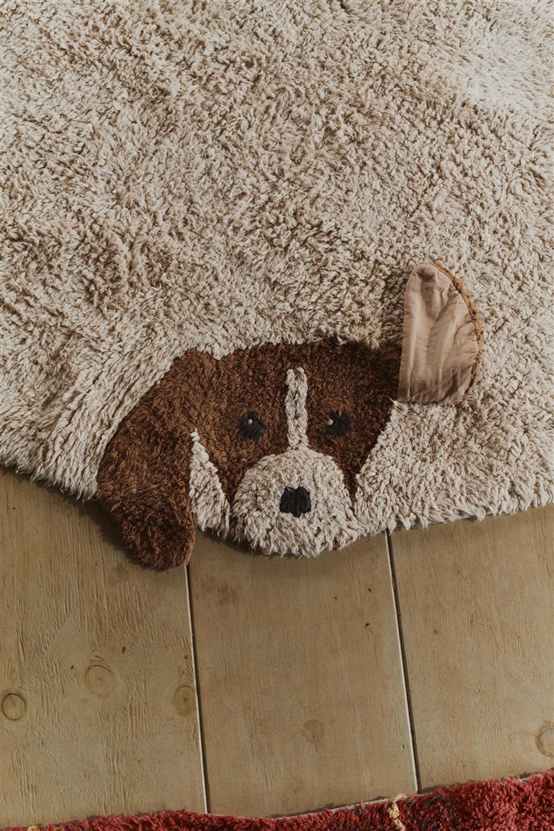 Lorena Canals Waschbarer Teppich DOGS | 140x140cm - Sir Henrys