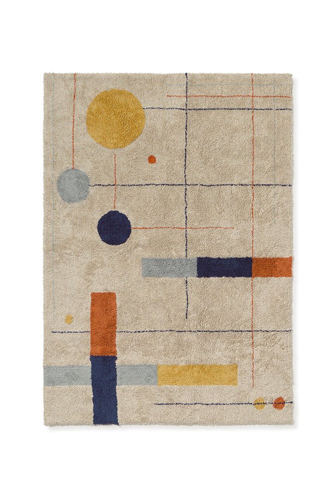 Lorena Canals waschbarer Teppich GEOMETRICAL SHAPES | 240x170cm - Sir Henrys