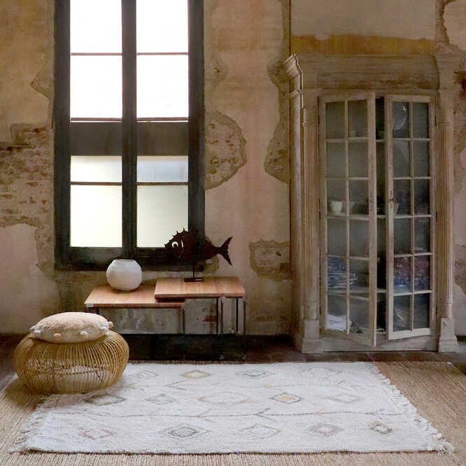 Lorena Canals waschbarer Teppich KAAROL natur | 200x140cm | 200x140x0cm - Sir Henrys