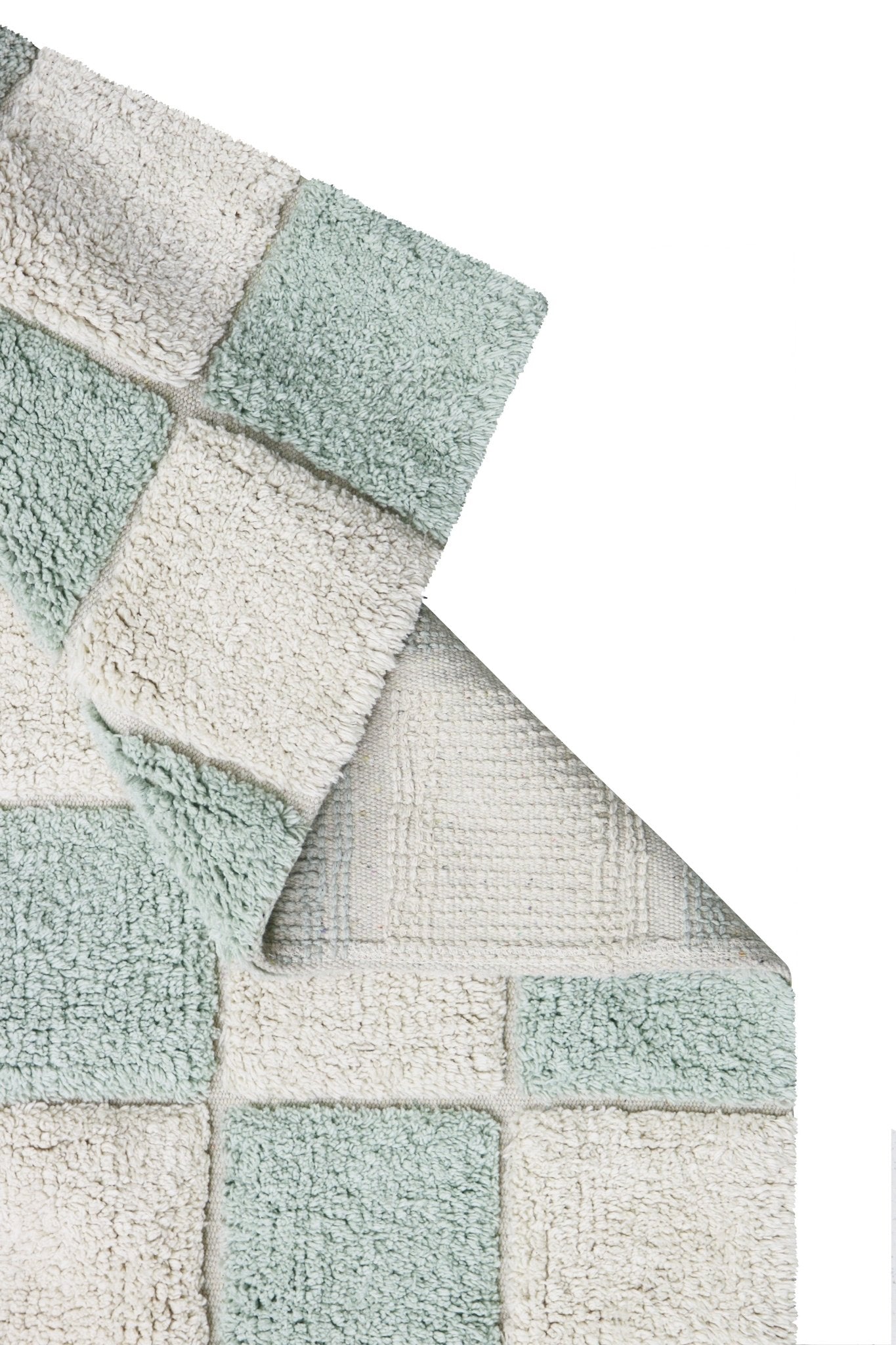 Lorena Canals Waschbarer Teppich KITCHEN TILES Blue Sage | 130x90cm - Sir Henrys
