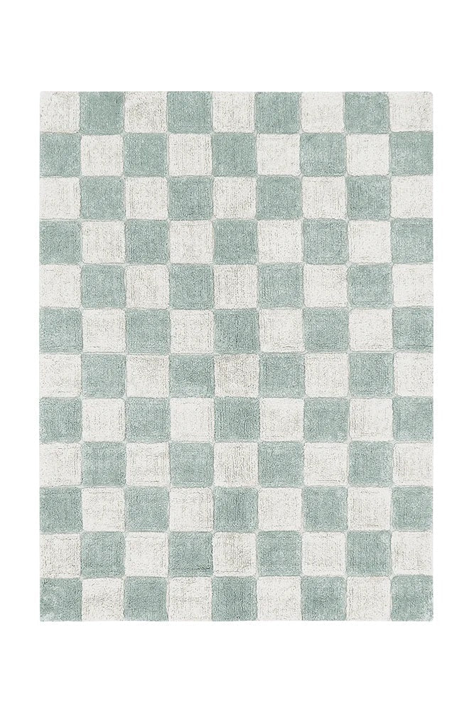 Lorena Canals waschbarer Teppich KITCHEN TILES grün | 160x120cm | 160x120x0cm - Sir Henrys