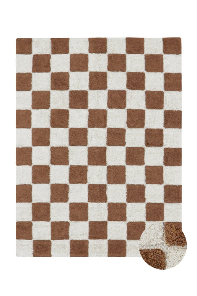 Lorena Canals waschbarer Teppich KITCHEN TILES Toffee | 170x240cm - Sir Henrys