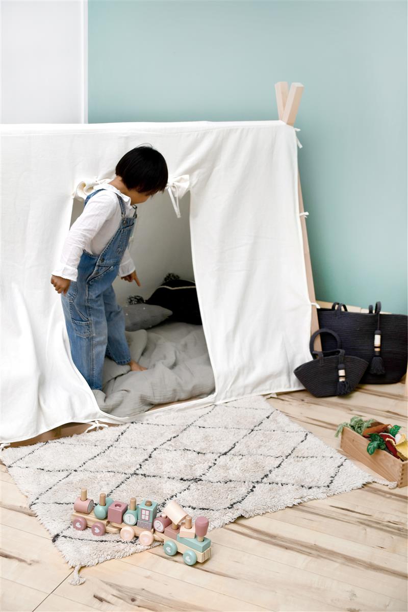 Lorena Canals waschbarer Teppich MINI BEREBER | 100x70cm - Sir Henrys