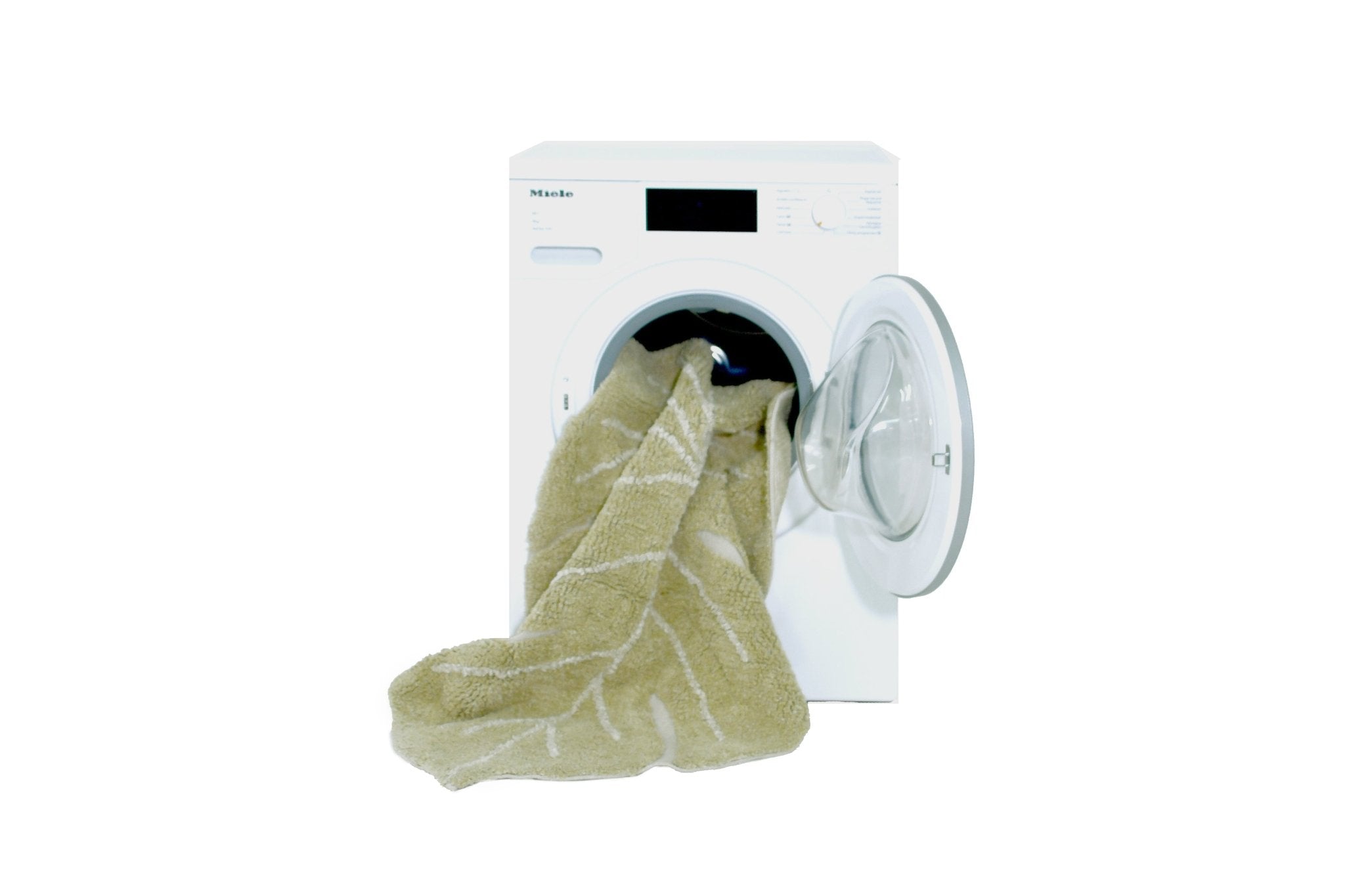 Lorena Canals waschbarer Teppich MINI MONSTERA olive | 100x75cm - Sir Henrys