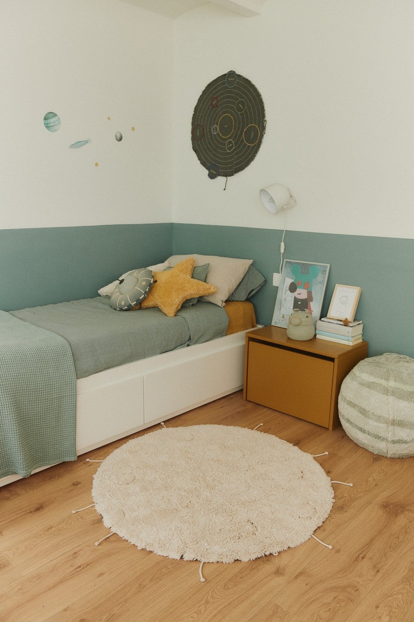 Lorena Canals waschbarer Teppich MOON MULTISHAPE | 100x100cm - Sir Henrys