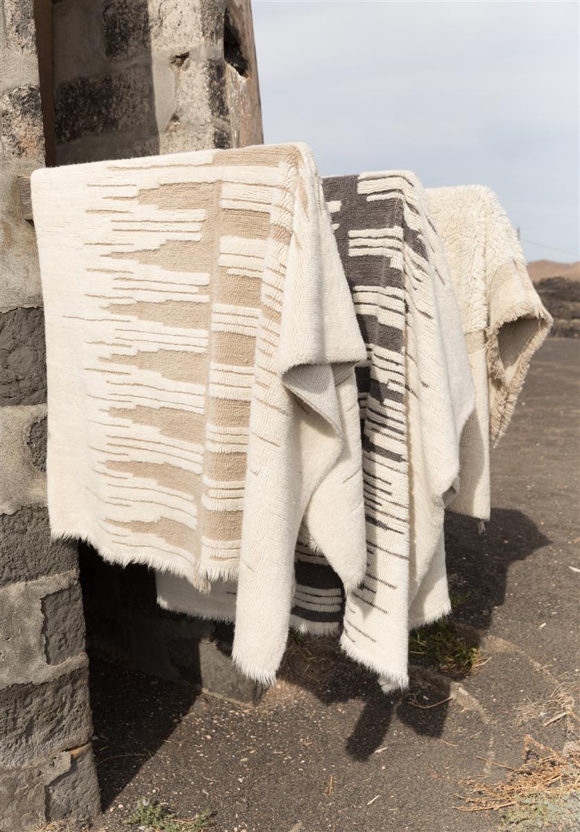 Lorena Canals waschbarer Teppich NOMADE SAGROS natur - sandstein | 170x240cm - Sir Henrys