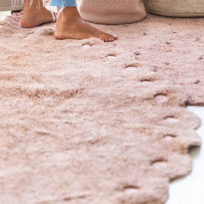 Lorena Canals waschbarer Teppich PINECONE vintage nude | 180x130cm - Sir Henrys