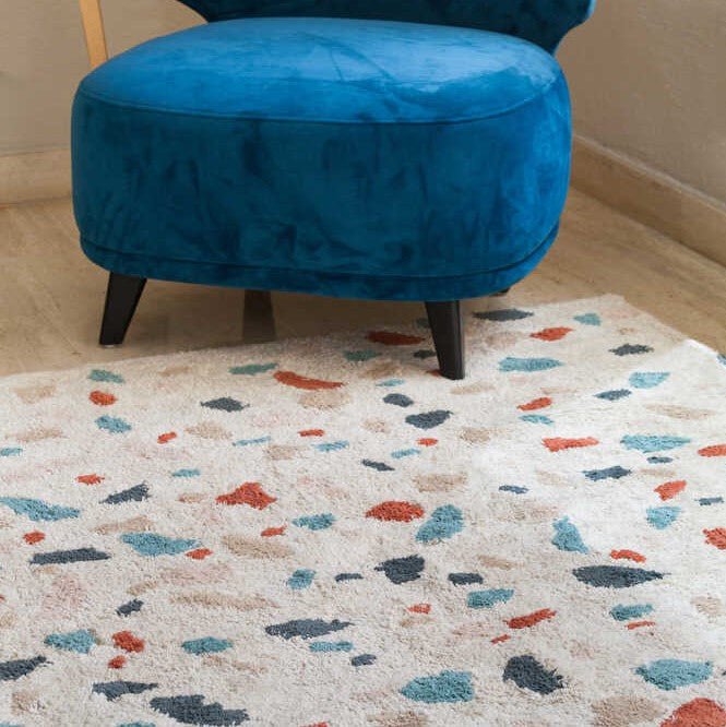 Lorena Canals waschbarer Teppich TERRAZZO marmor | 200x140cm - Sir Henrys