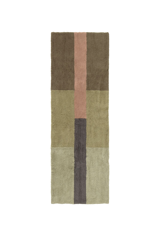 Lorena Canals Wollläufer Teppich CHROMA rosa | 80x230cm - Sir Henrys