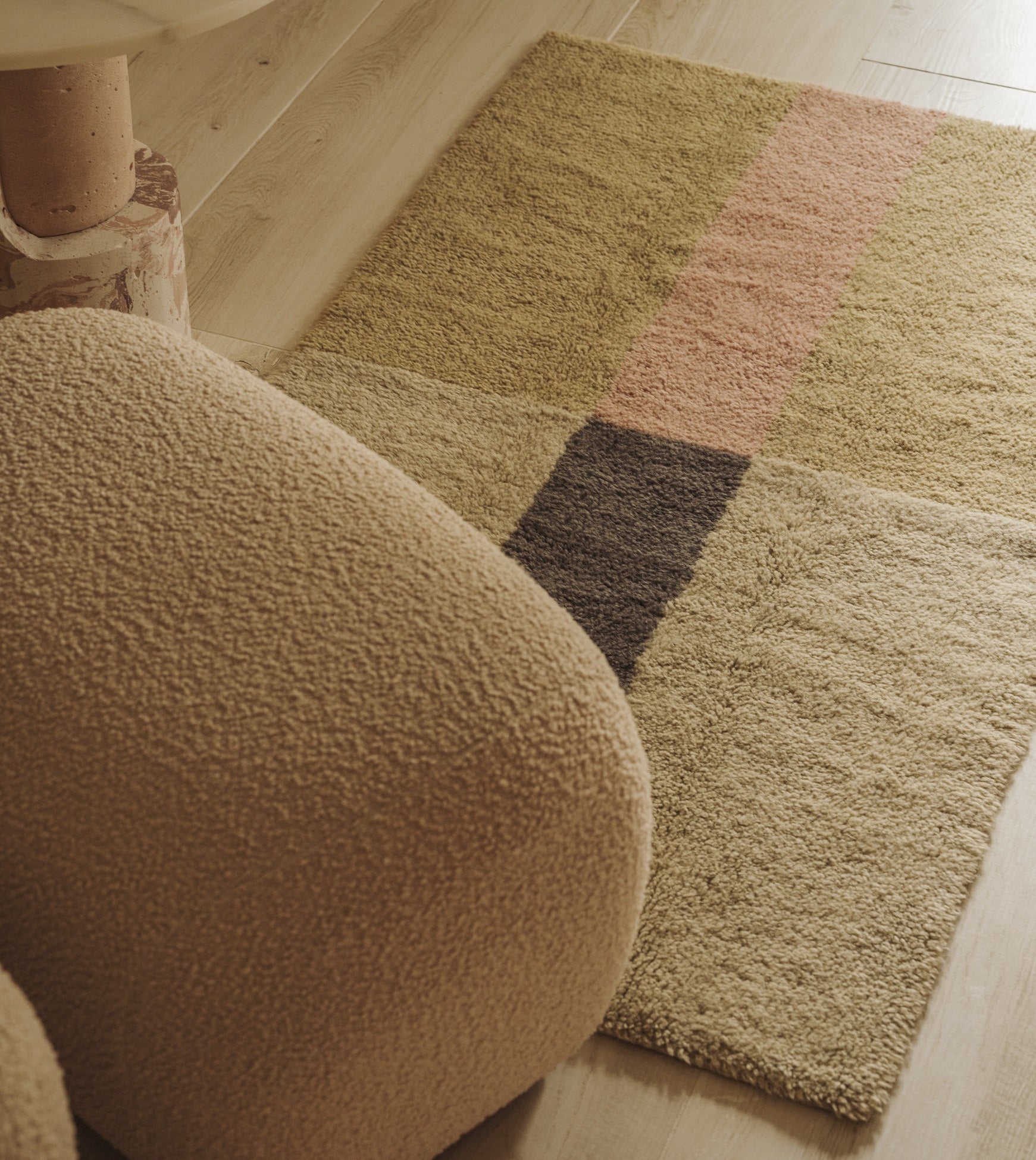 Lorena Canals Wollteppich CHROMA rosa | 80x140cm - Sir Henrys