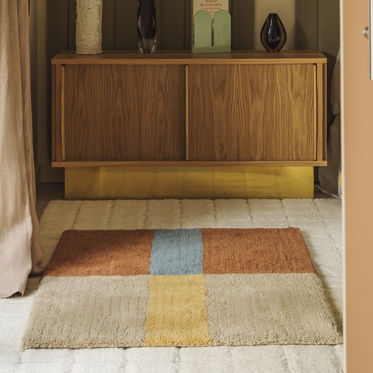 Lorena Canals Wollteppich CHROMA zimt | 80x140cm - Sir Henrys