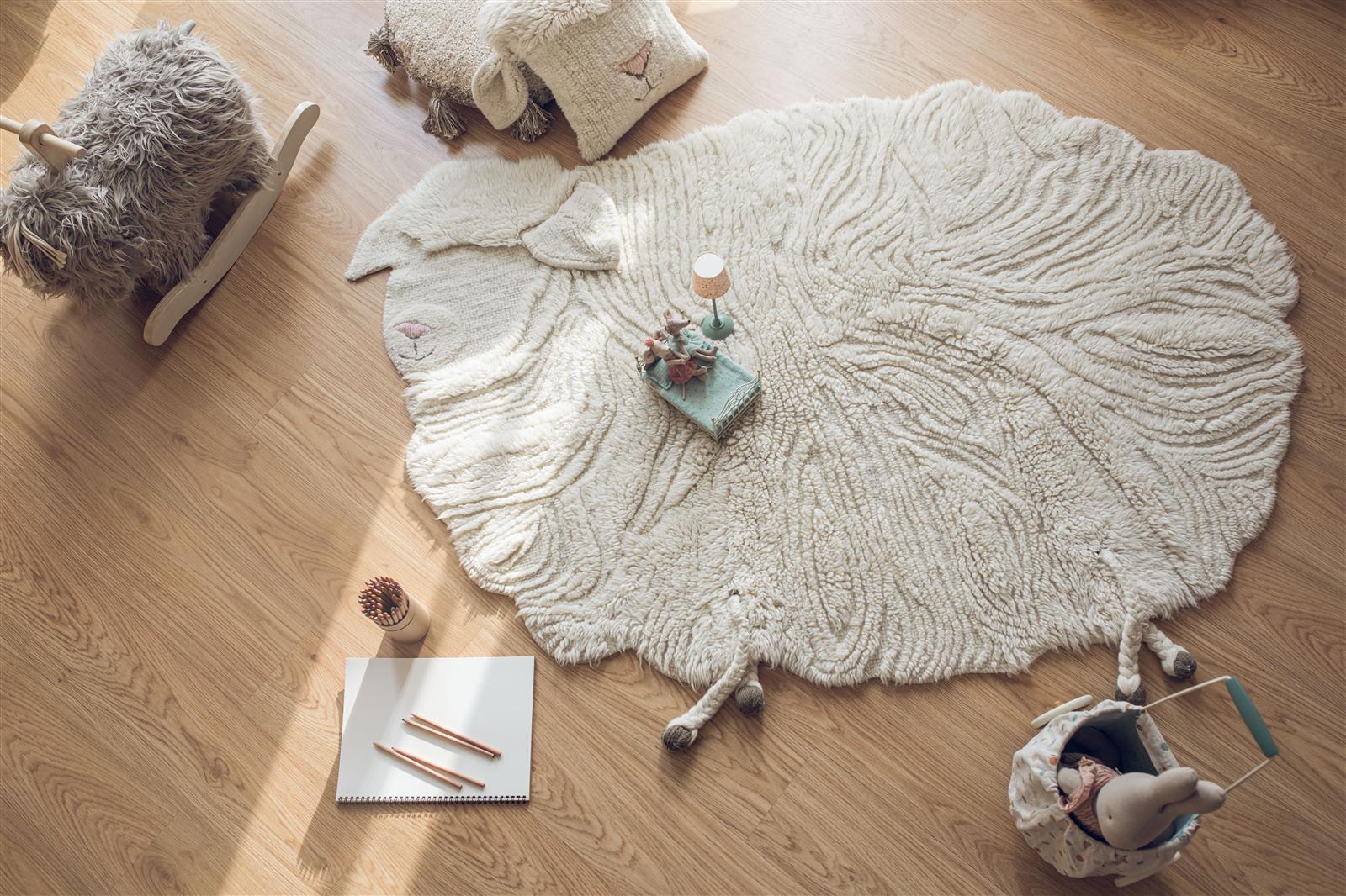 Lorena Canals Wollteppich NOSE SHEEP pink | 120x170cm - Sir Henrys