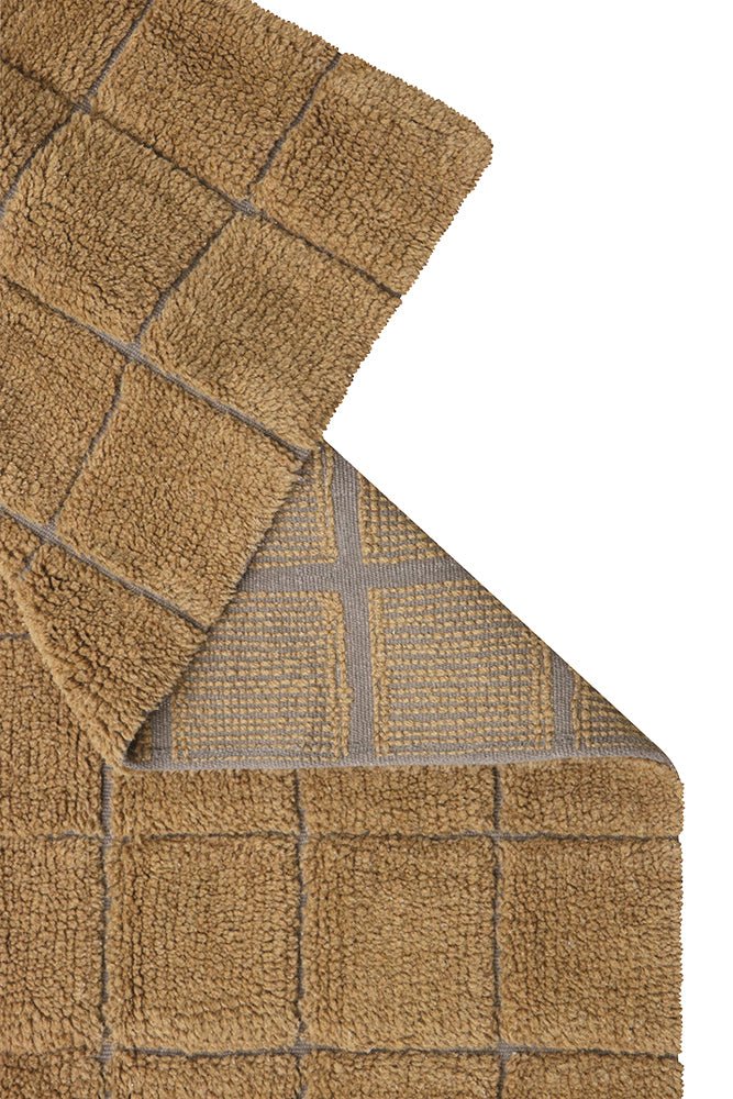 Lorena Canals Wollteppich RUNNER MOSAIC Ochre | 230x80cm - Sir Henrys