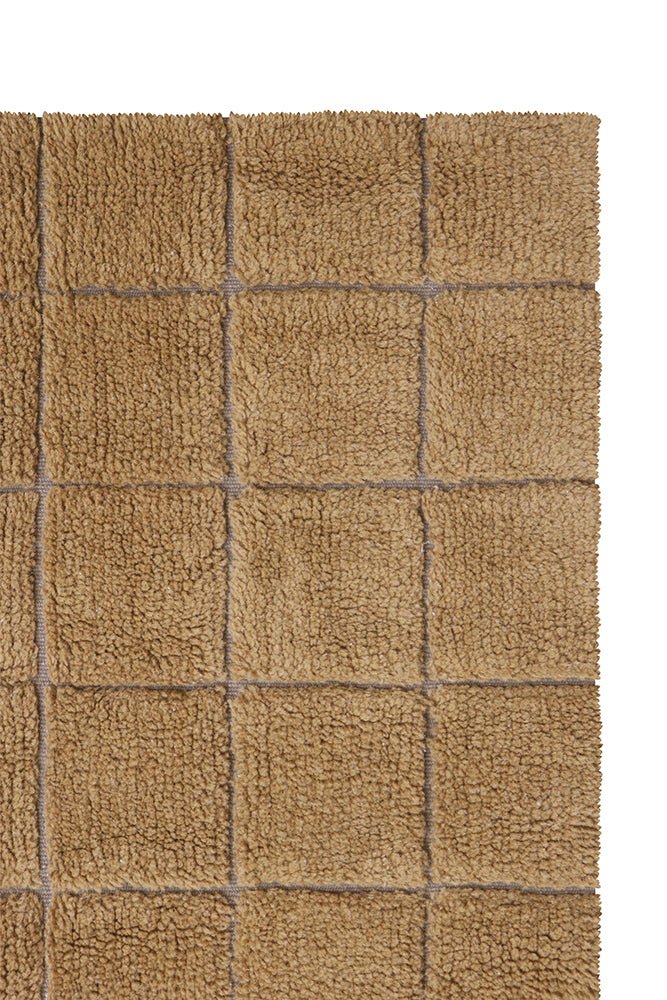 Lorena Canals Wollteppich RUNNER MOSAIC Ochre | 230x80cm - Sir Henrys