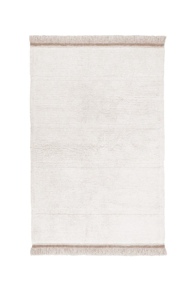 Lorena Canals Wollteppich STEPPE weiß | 140x80cm - Sir Henrys