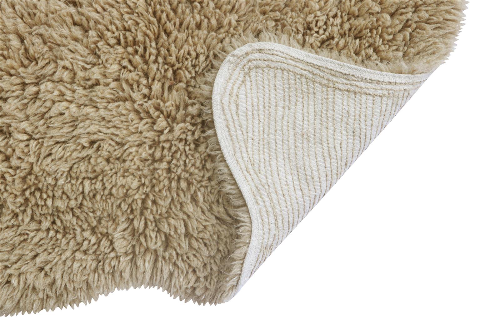 Lorena Canals Wollteppich WOOLLY beige | 110x75cm - Sir Henrys