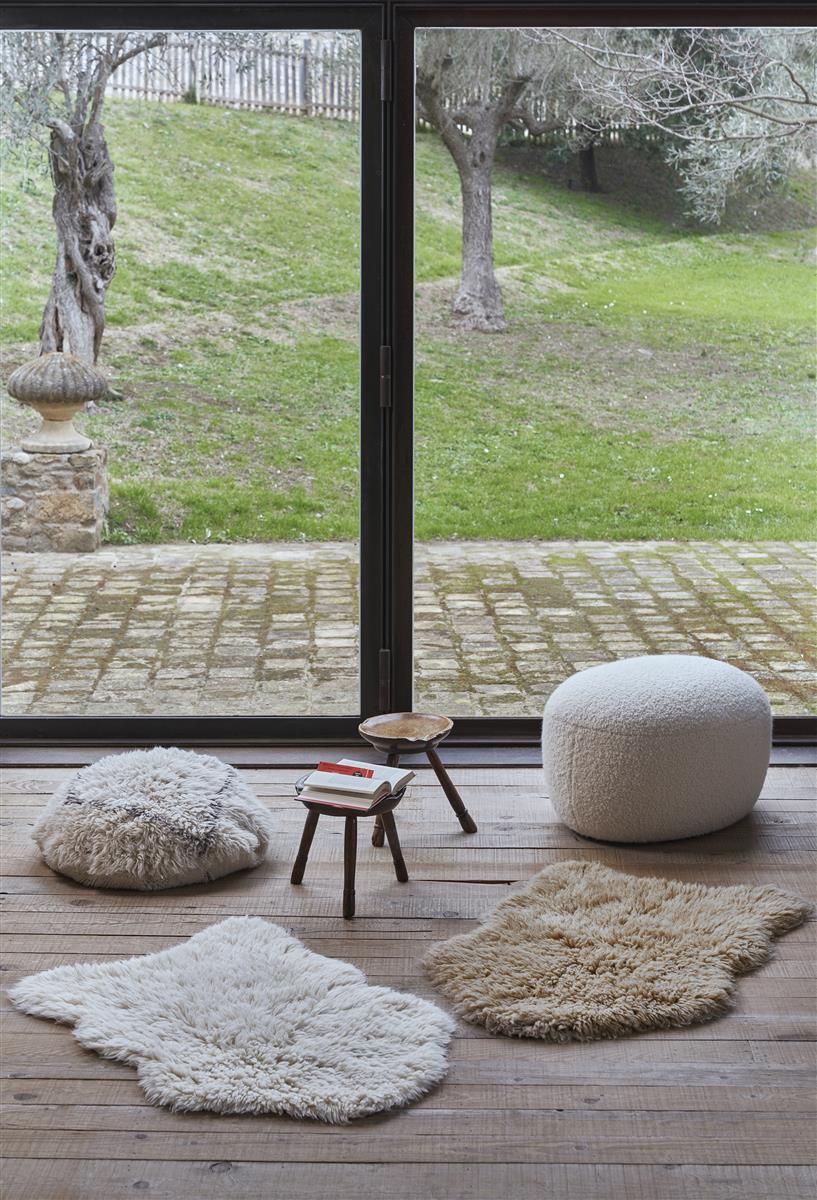 Lorena Canals Wollteppich WOOLLY beige | 110x75cm - Sir Henrys