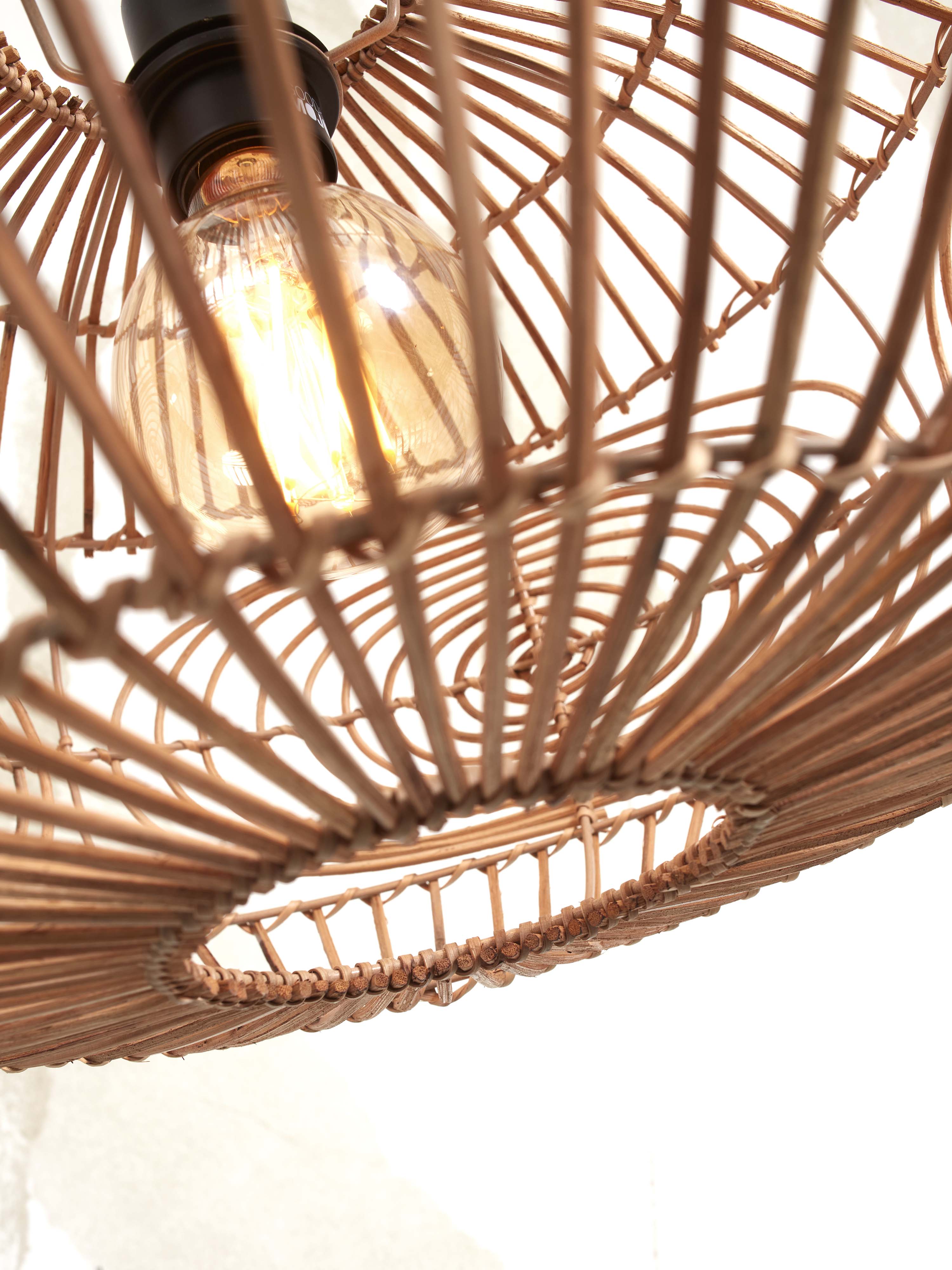 Good&Mojo Deckenlampe MADEIRA braun | 48x48x30cm