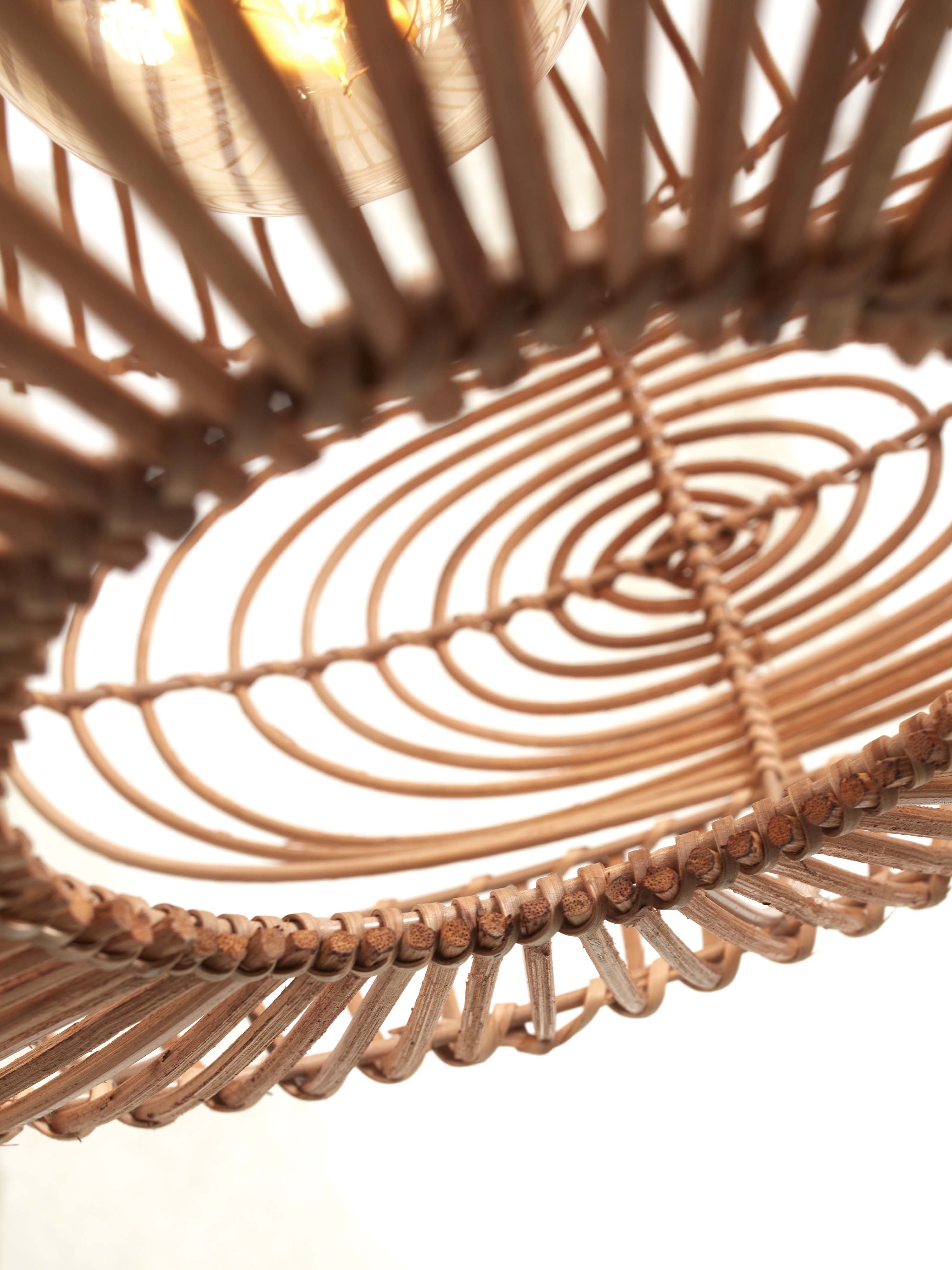 Good&Mojo Deckenlampe MADEIRA braun | 48x48x30cm